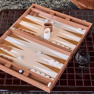Jogo de gamão lacado, CEPHEE AM.PM