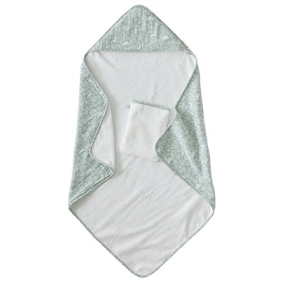 Coffret Cape de bain + Gant de toilette DANS LES BOIS VERTBAUDET