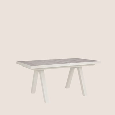 Table de jardin extensible en céramique gris cendré L163/203 - CENITZ HELLIN, DEPUIS 1862
