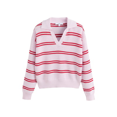 Pull style polo à manches longues NEXT