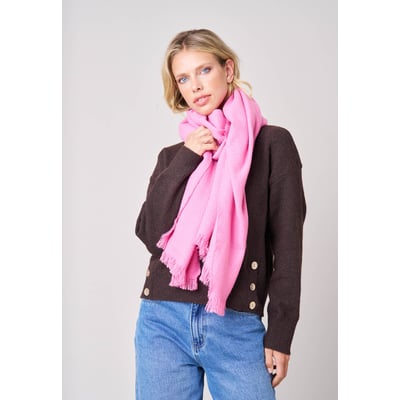 Écharpe femme chevron avec franges MORGANE DEELUXE