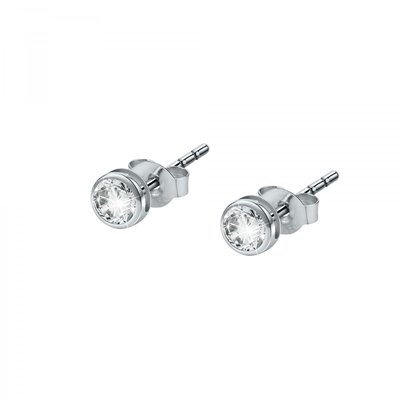 Boucles D'oreilles En Or Blanc 750 B-classic BLUESPIRIT