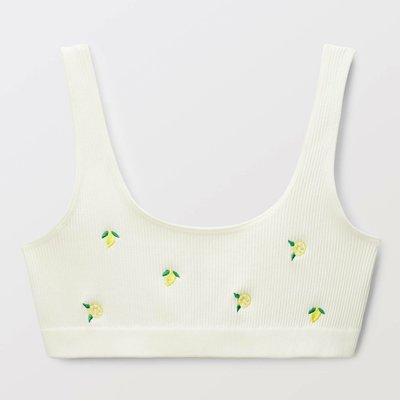 Brassière sans coutures DAISY avec broderie MONOPRIX