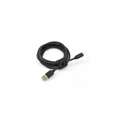 Câble USB C vers USB 2M tressé Noir ADEQWAT
