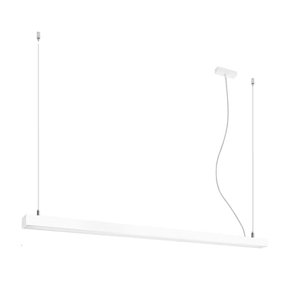 Suspension Aluminium Blanc LED 1 Pinne EDEN