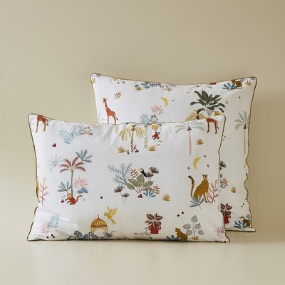 Taie d'oreiller enfant LA JUNGLE ENCHANTEE SYLVIE THIRIEZ