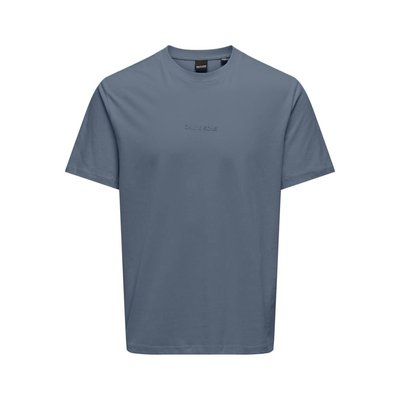 T-shirt dritta con logo ONLY & SONS