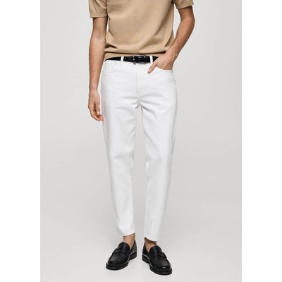Jean cropped tapered-fit MANGO MAN