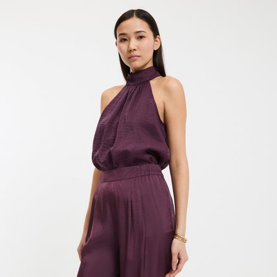 Chemise col montant, sans manches LA REDOUTE COLLECTIONS