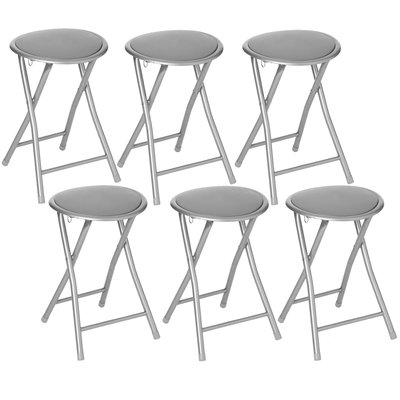 Lot de 6 Tabourets pliants en PVC ATMOSPHERA