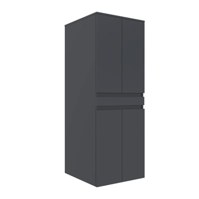 Meuble colonne lave-linge / sèche-linge 4 portes IVA PIER IMPORT