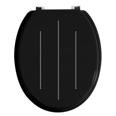 Toilet Seat with Diamante Detail SO'HOME
