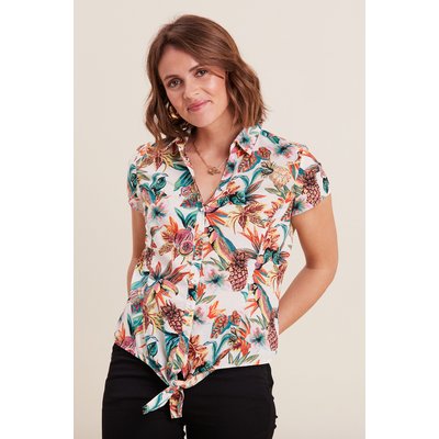 Chemise manches courtes nouée BREAL
