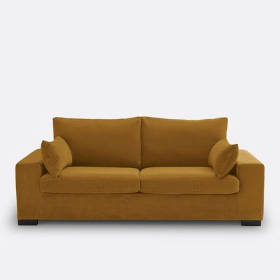 Sofá-cama, em veludo, Odessa LA REDOUTE INTERIEURS