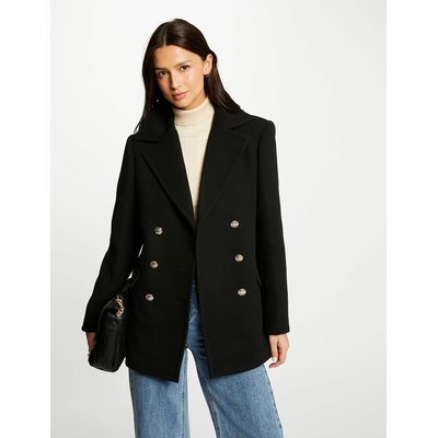 Manteau mi-long fermeture boutonnée MORGAN