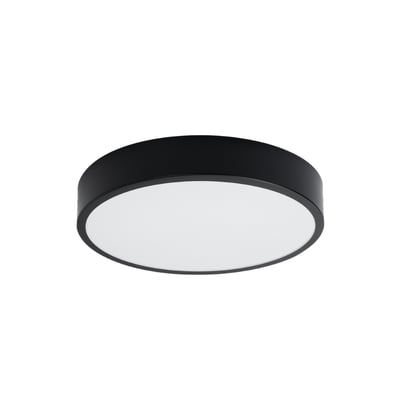 Plafonnier Aluminium Noir LED 1 Onyx 40 EDEN