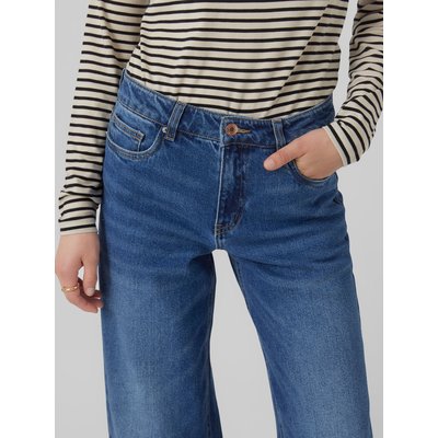 VMFAITH Taille basse Wide Fit Jeans Jean à coupe large VERO MODA