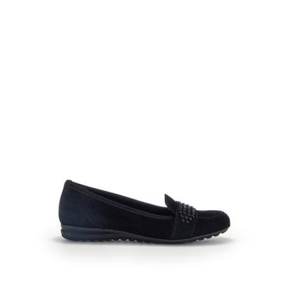 Ballerines en velours à talon compensé GABOR