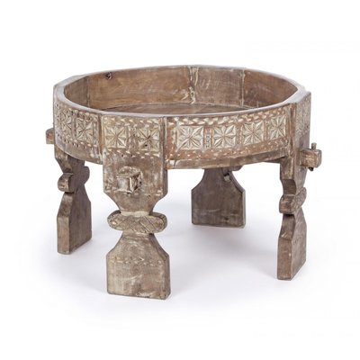 Table basse en bois sculpté - AMAYA MATHI DESIGN