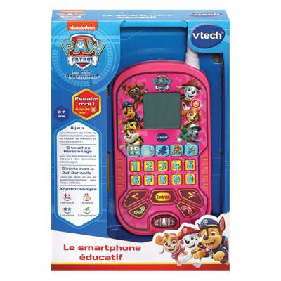 Pat patrouille -  le smartphone éducatif rose VTECH