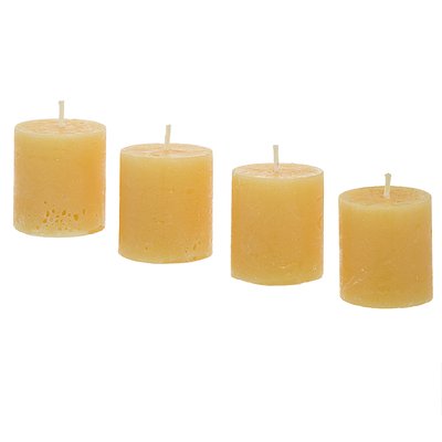 Set de 4 bougies en paraffine H5 SIA DECO
