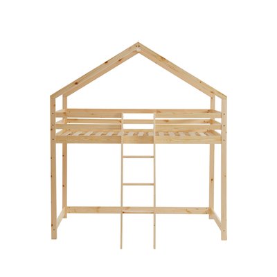 Lit en mezzanine enfant en bois 90x190cm- KABA DRAWER