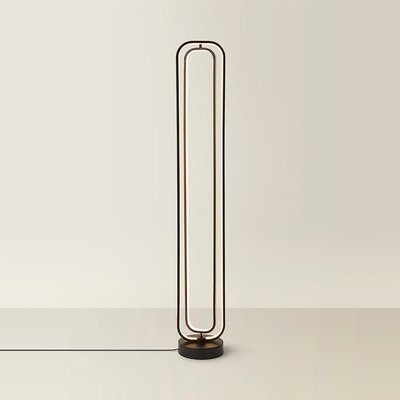 Matte Black Revolving LED Floor Lamp SO'HOME