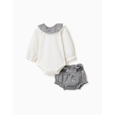 Body en coton et bloomer à carreaux Vichy ZIPPY