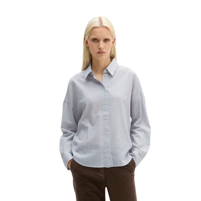 Chemisier oversize en seersucker en pur coton biologique MARC O'POLO