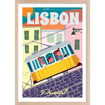 Affiche un week end à Lisbonne HEXOA