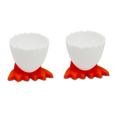 Set de 2 coquetiers en plastique poussins WADIGA