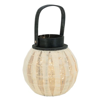 Lanterne ronde en bois et coton Rond AUBRY GASPARD