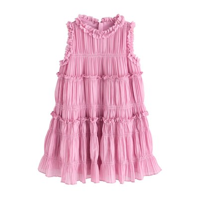 Robe de soirée froncée à volants NEXT