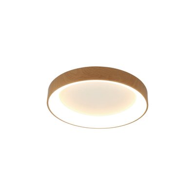 Plafonnier Led Impression Bois Niko Diam 45 MILLUMINE