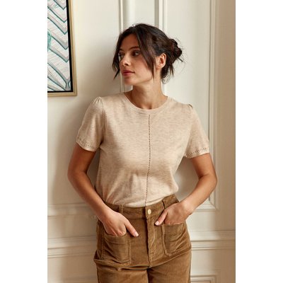 Pull col rond uni MATHILDE LA PETITE ETOILE