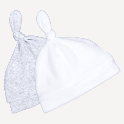 Lot de 2 bonnets en velours LA REDOUTE COLLECTIONS