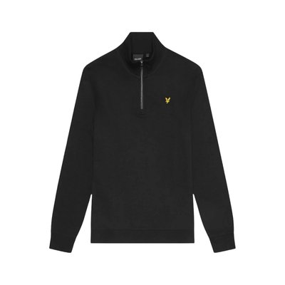 Sweat uni à manches longues et col montant zippé LYLE AND SCOTT