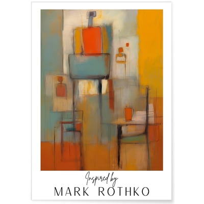 Affiche Mark Rothko n°8 L'AFFICHERIE