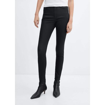 Jean skinny taille haute enduit MANGO
