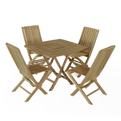 Salon de jardin en teck massif Antibes, 4 places TECK ATTITUDE