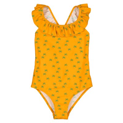 Купальник цельный с принтом "пальмы" LA REDOUTE COLLECTIONS