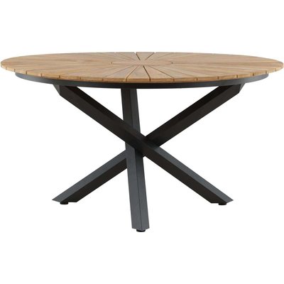 Table de jardin Ø140 en teck Mexico VENTURE HOME