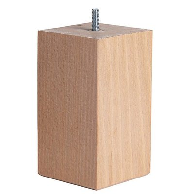 Lot de 4 pieds sommier forme carrée haut. 15 cm LA REDOUTE INTERIEURS