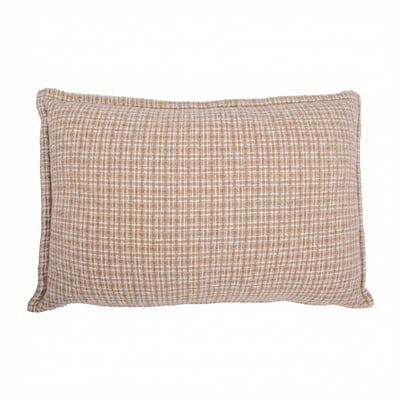 Coussin rectangulaire déhoussable 40x60 cm Coton Violette EDEN