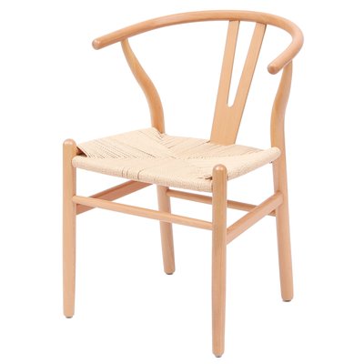 Lot de 2 chaises bois et corde, ROSARIO NORDLYS