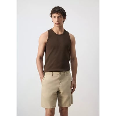 Débardeur slim-fit en coton MANGO MAN