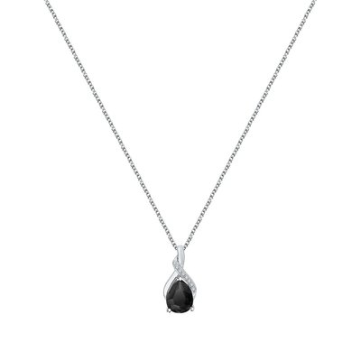 Collier en argent 925 et oxyde de zirconium CLEOR