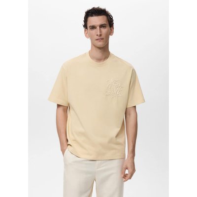 T-shirt coton relaxed-fit MANGO MAN