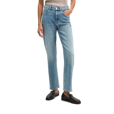Jeans Modèle Linde straight cropped en coton bio stretch MARC O'POLO