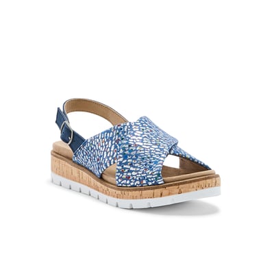 Sandales extensibles doublure cuir PEDICONFORT